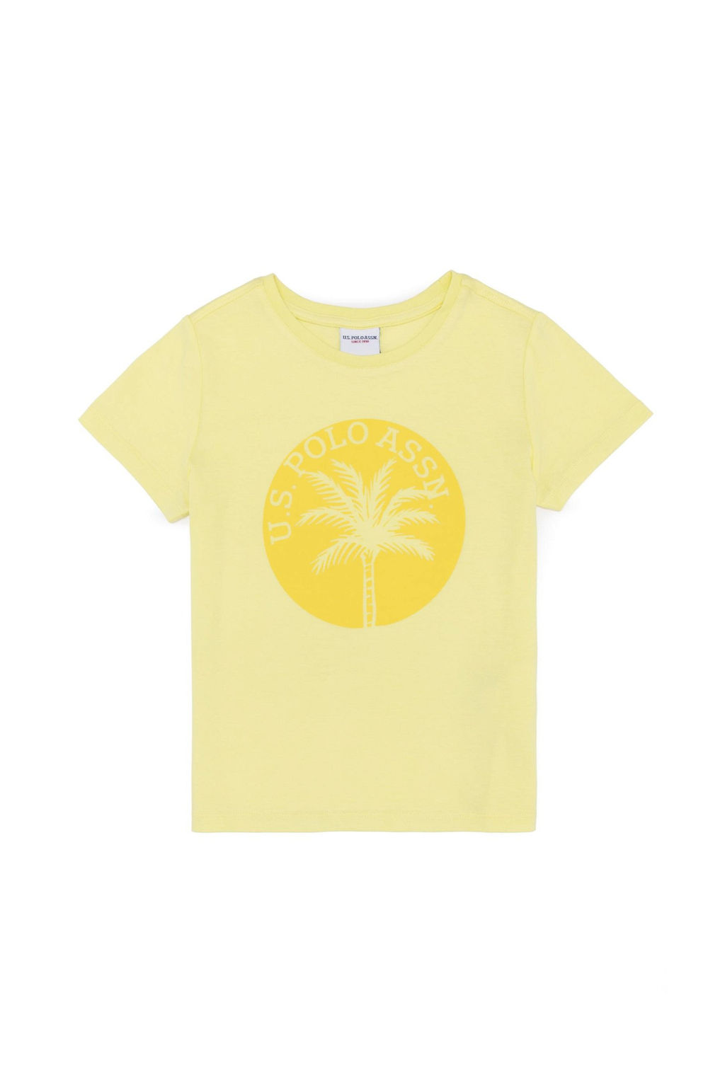 U. S. Polo Assn Детская светло-желтая футболка с круглым вырезом - U.s. polo assn фото 8