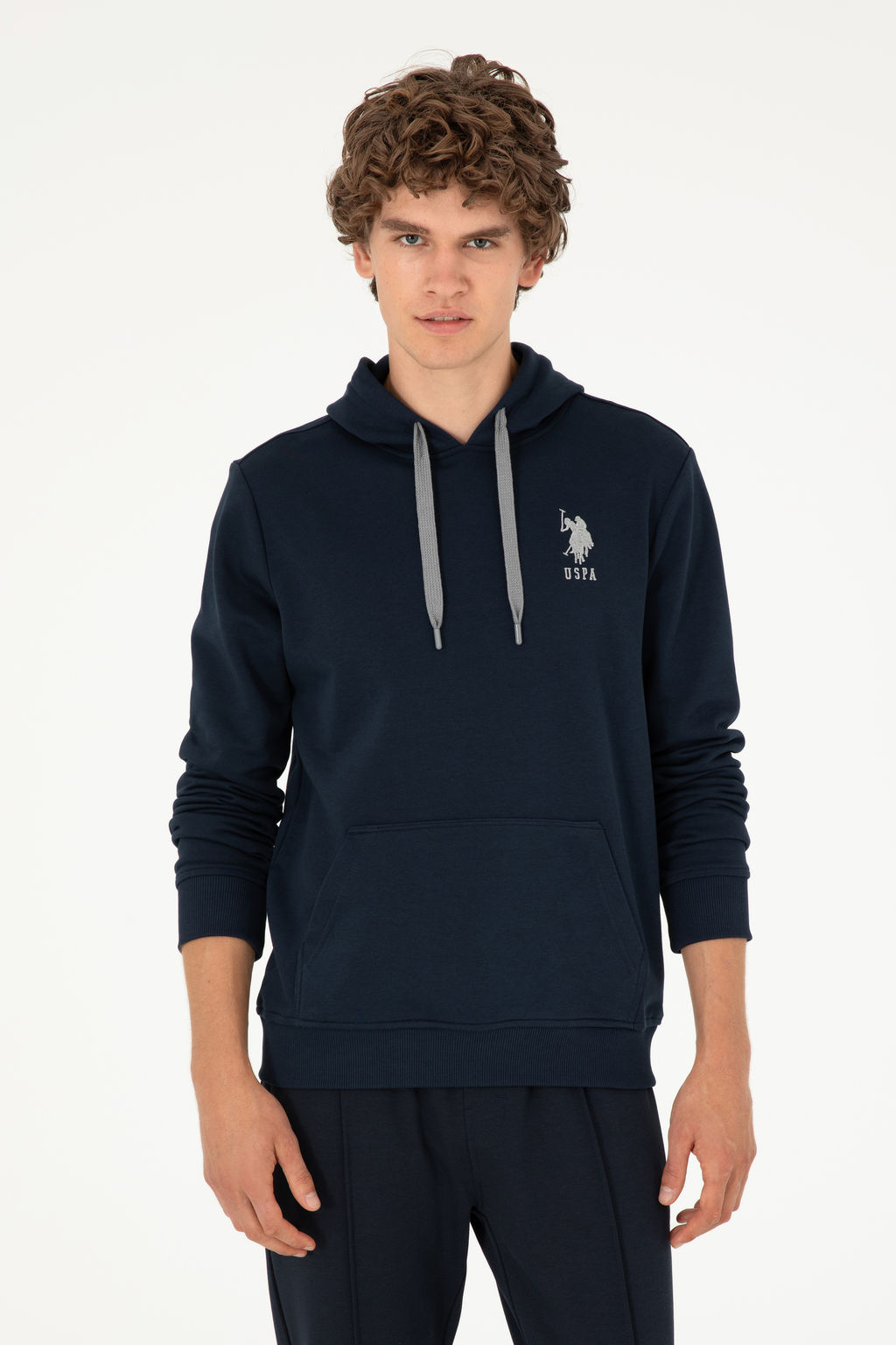 Мужской темно-синий базовый свитшот Неожиданная скидка в корзине - U.s. polo assn фото 8