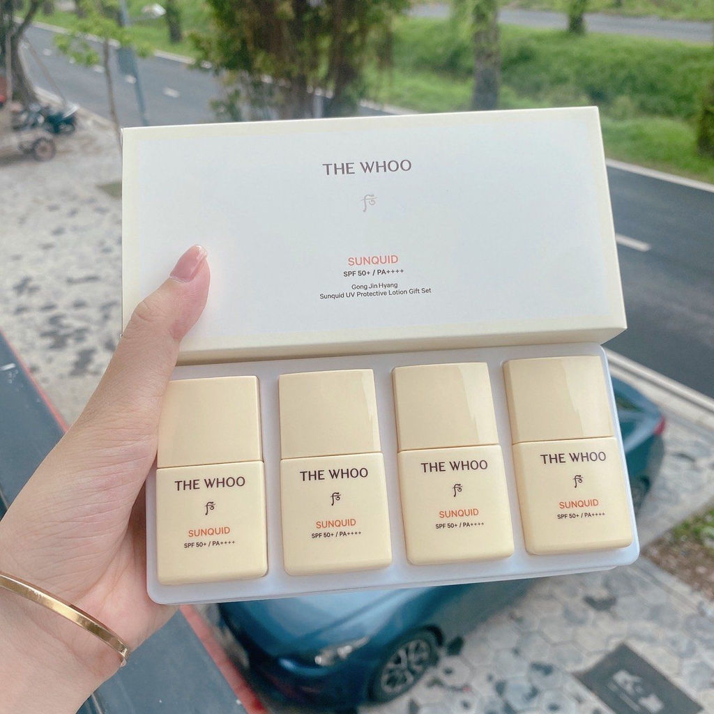 Флюид солнцезащитный антивозрастной THE HISTORY OF WHOO Sunquid Gong Jin Huang UV Protective Lotion SPF50+/PA++++, 13ml