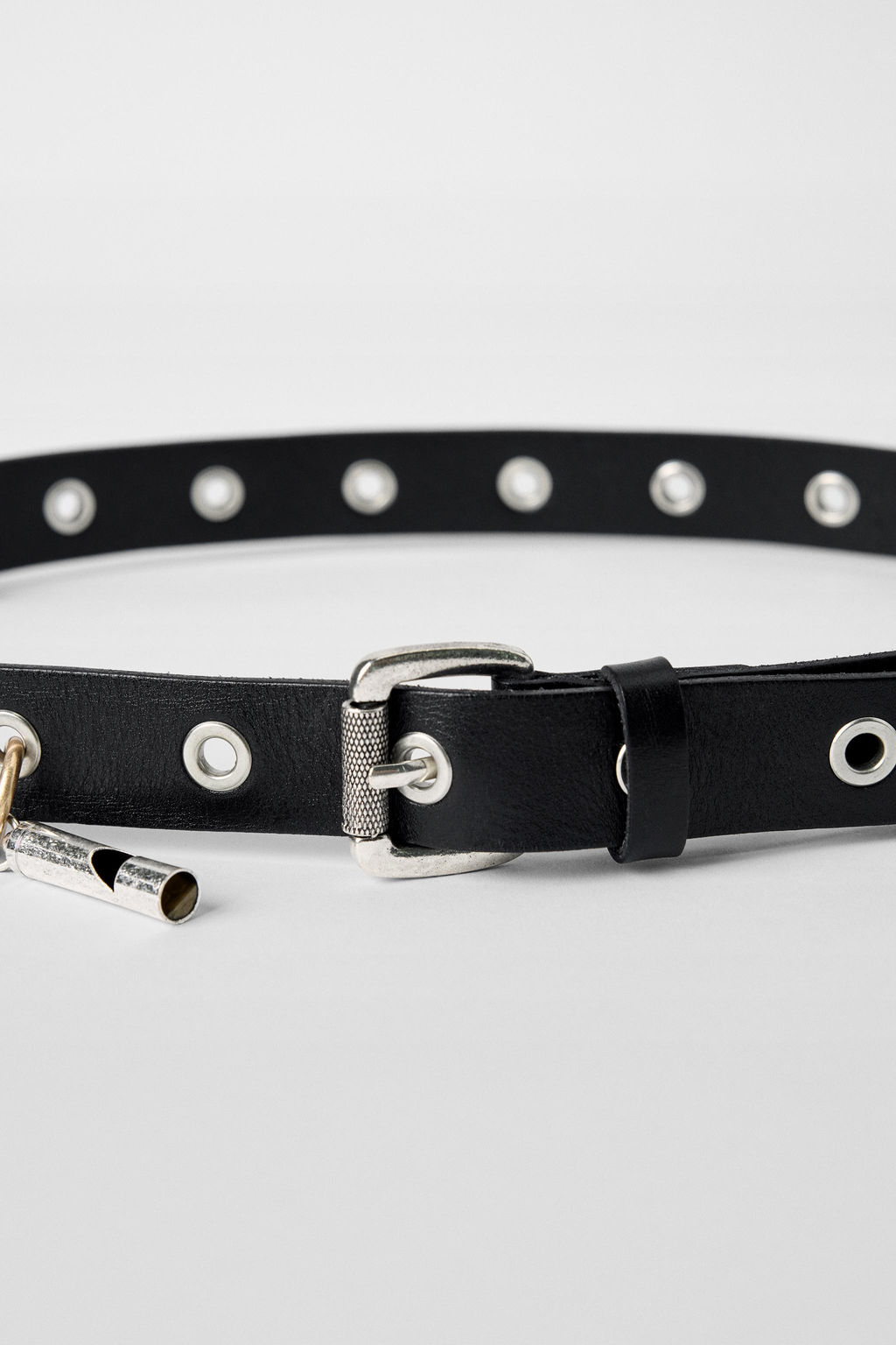 LEATHER STUDDED CHARM BELT KATE MOSS X ZARA  фото 3