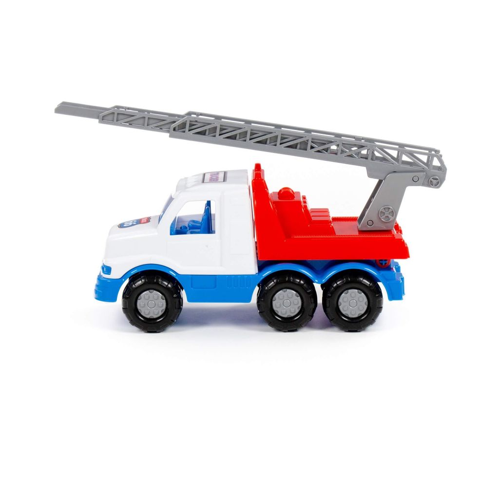 Гоша, автомобиль-пожарная спецмашина (бело-синяя) - Полесье фото 2