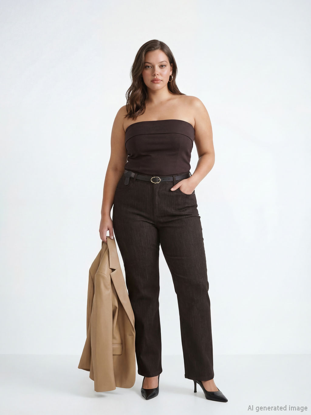 Beli Kemerli ?spanyol Pa?a Kad?n Pantolon