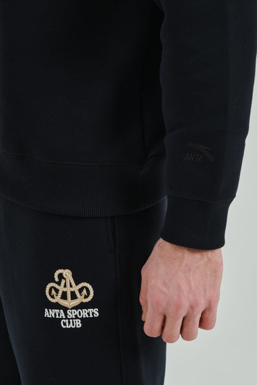 Свитшот Черный - Anta фото 5