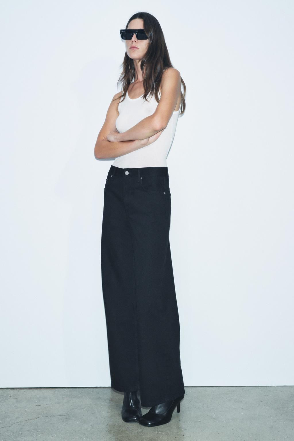 ZW COLLECTION LOOSE FIT MID-RISE JEANS