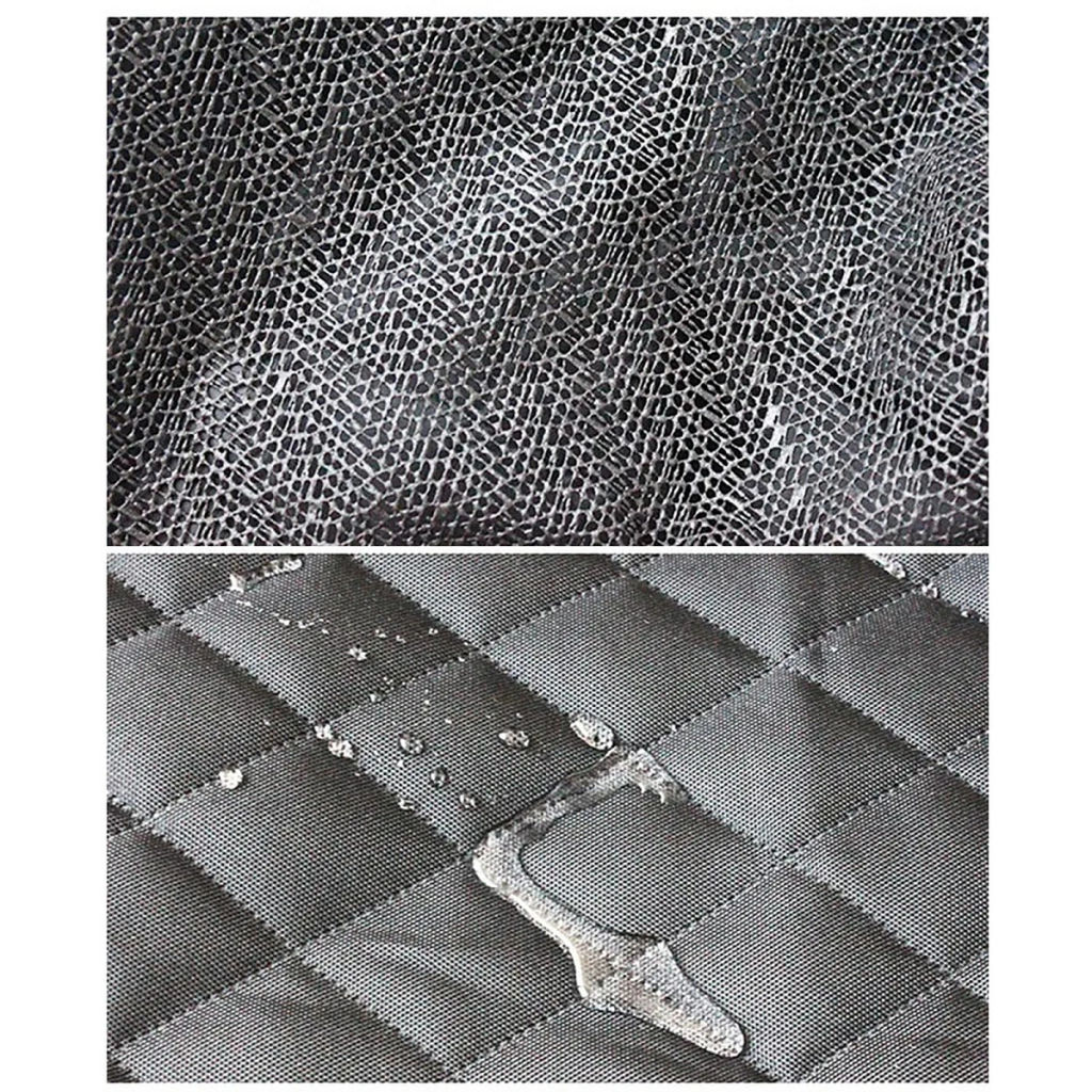 Автогамак для перевозки животных "Место Бро", цвет черный, влагозащ. ткань, ремень для крепл. к ошейнику, 133*140см