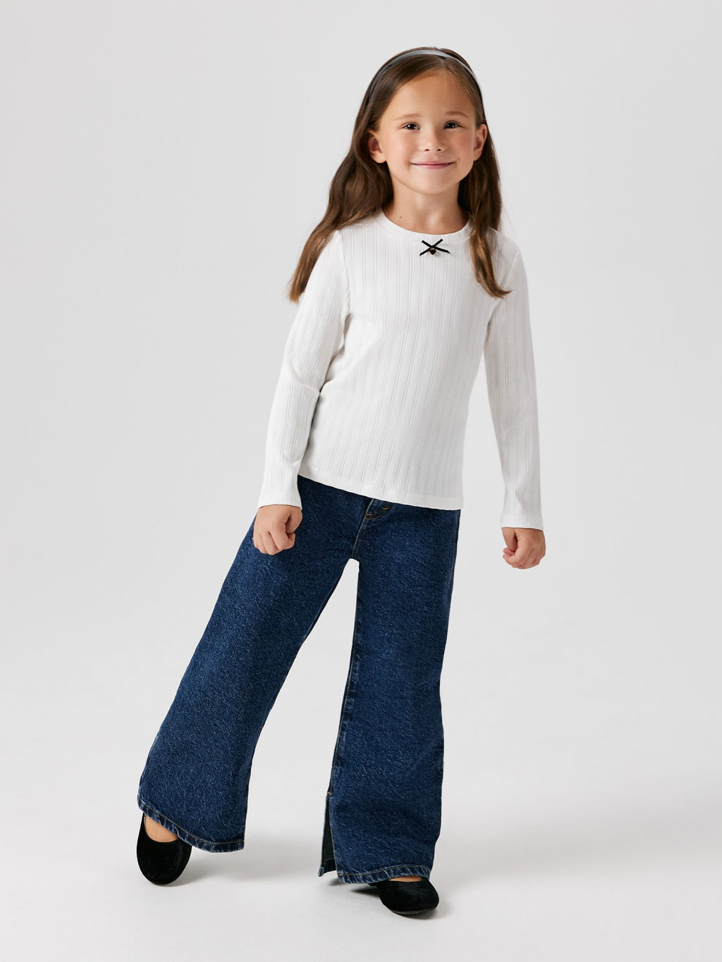 ACOOLA / Джемпер детский для девочек Mlada молочный  фото 3