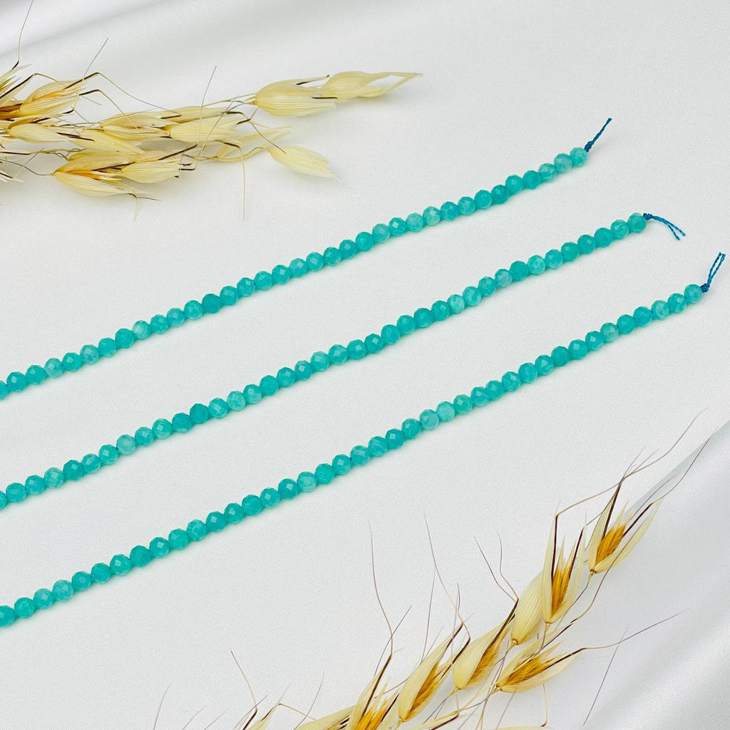 Бусины для украшений из Амазонита (90 бусин)