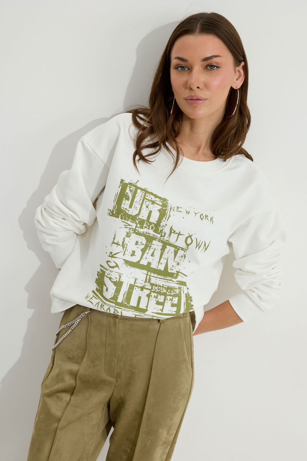 Джемпер 4309 (оливка) - Lyushe фото 5