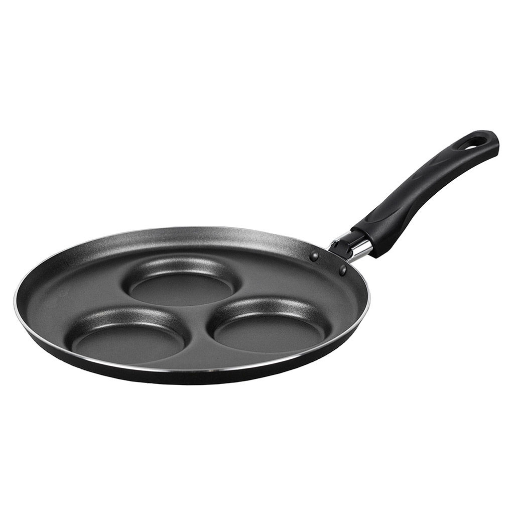 ХИТ Сковорода с антипригарным покрытием порционная д24см, h3,2см, s1,8мм Россия)