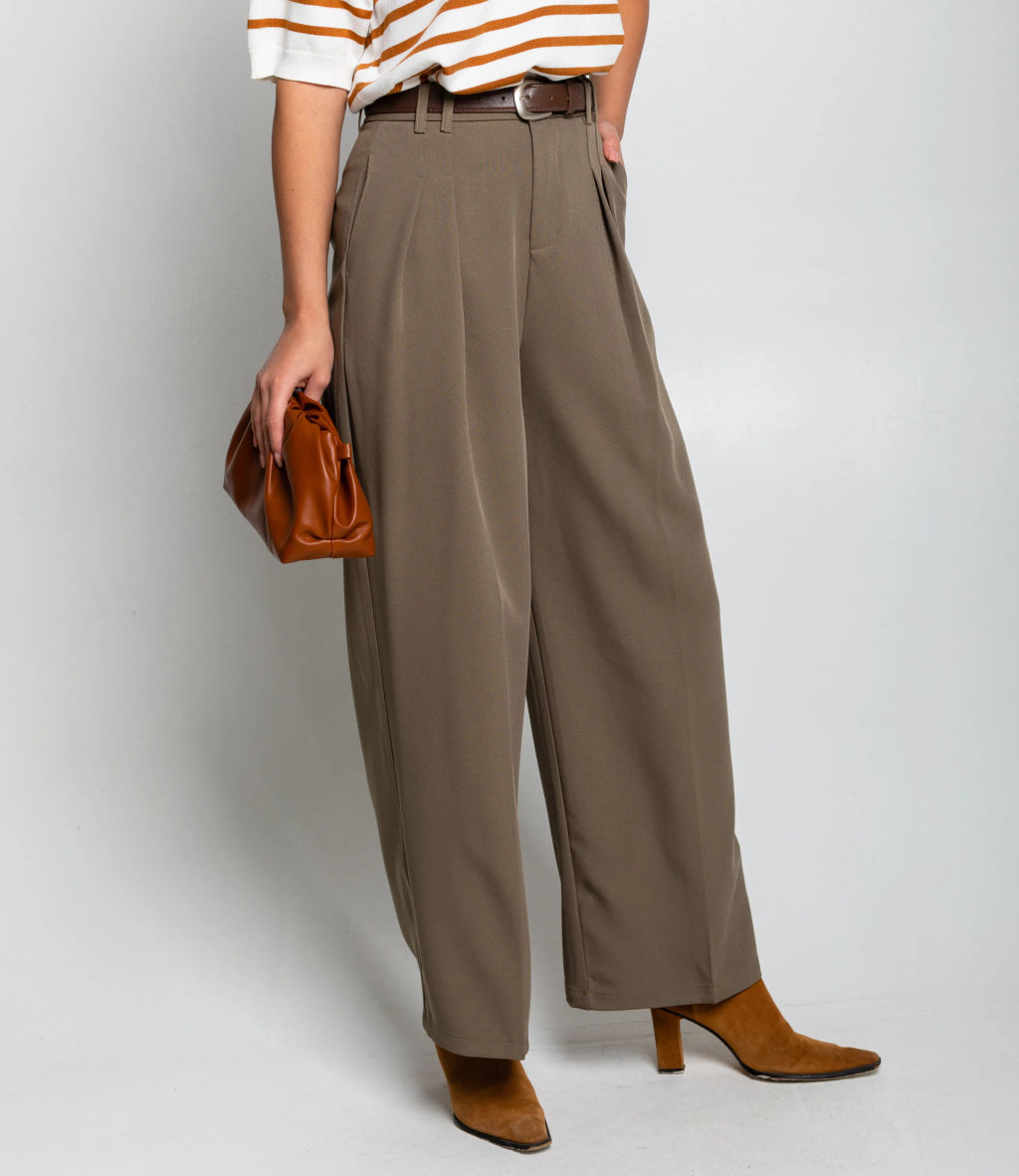 Брюки #КТ25933 (1), хаки - Dommod фото 3