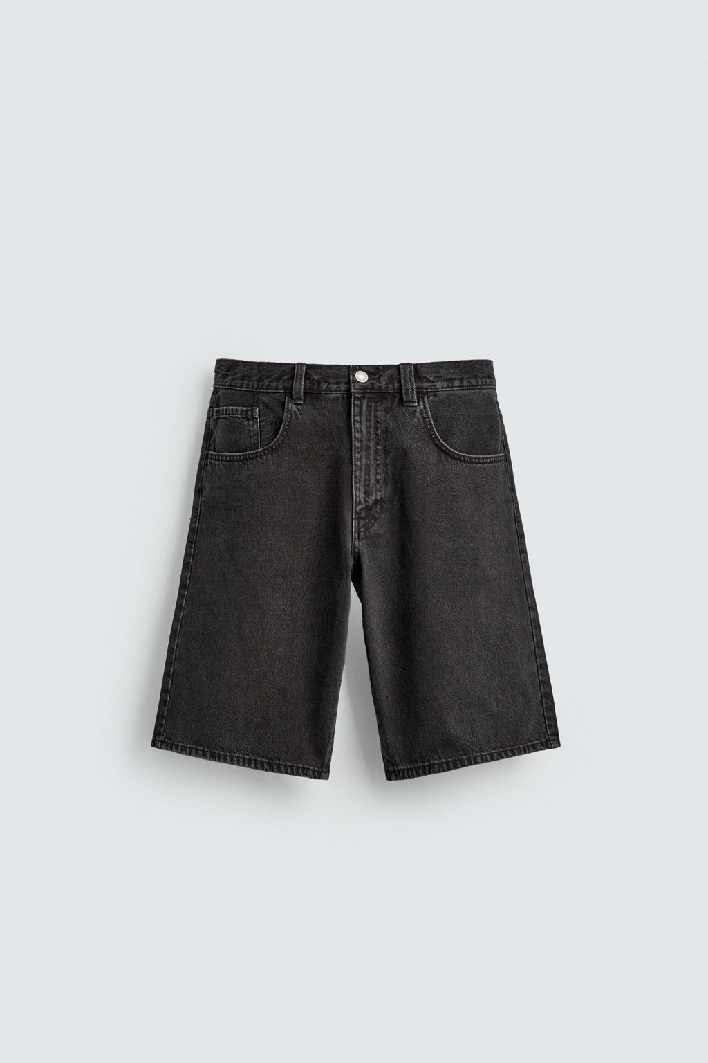 BERMUDA DENIM BAGGY FIT / Carb?n - Zara фото 7