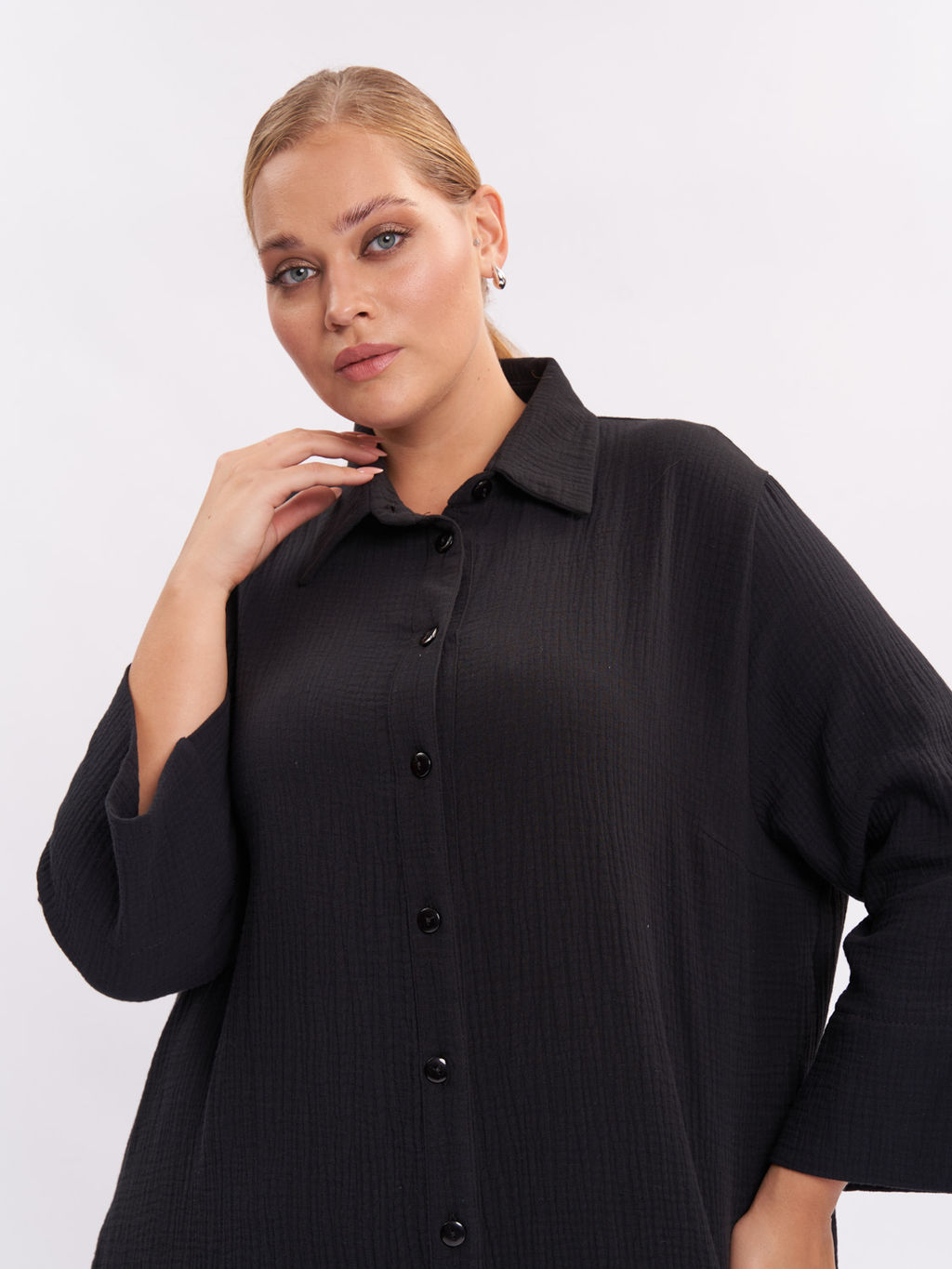 Платье из муслина PP30701BLK01 - Артесса фото 5