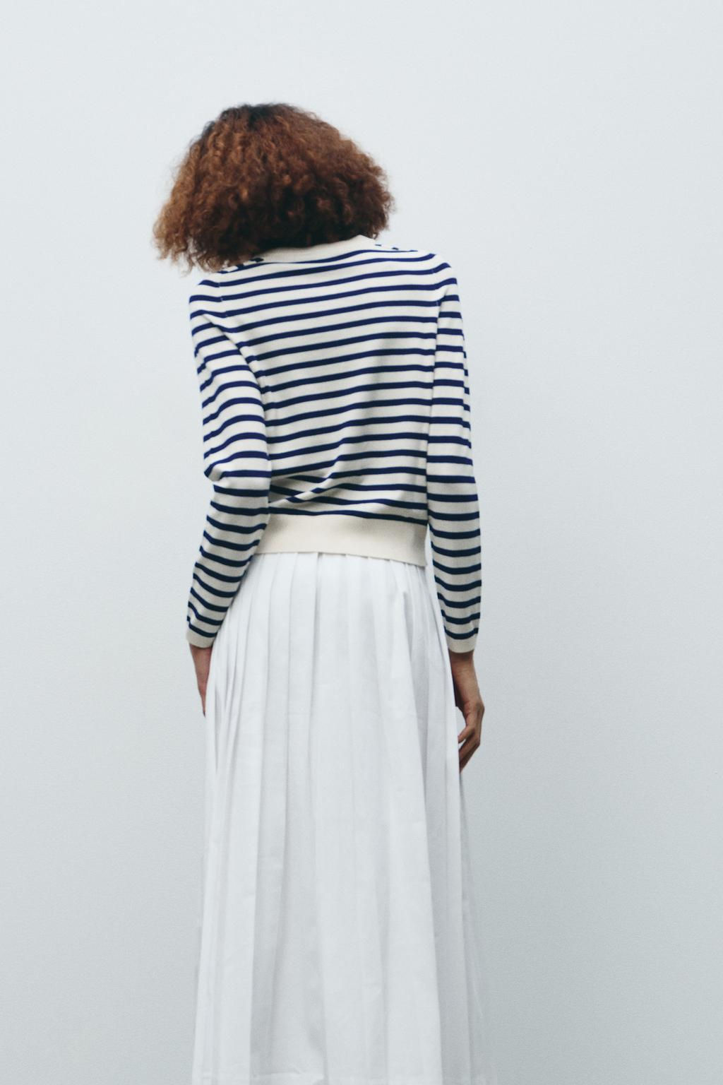 STRIPED KNIT SWEATER - Zara фото 2