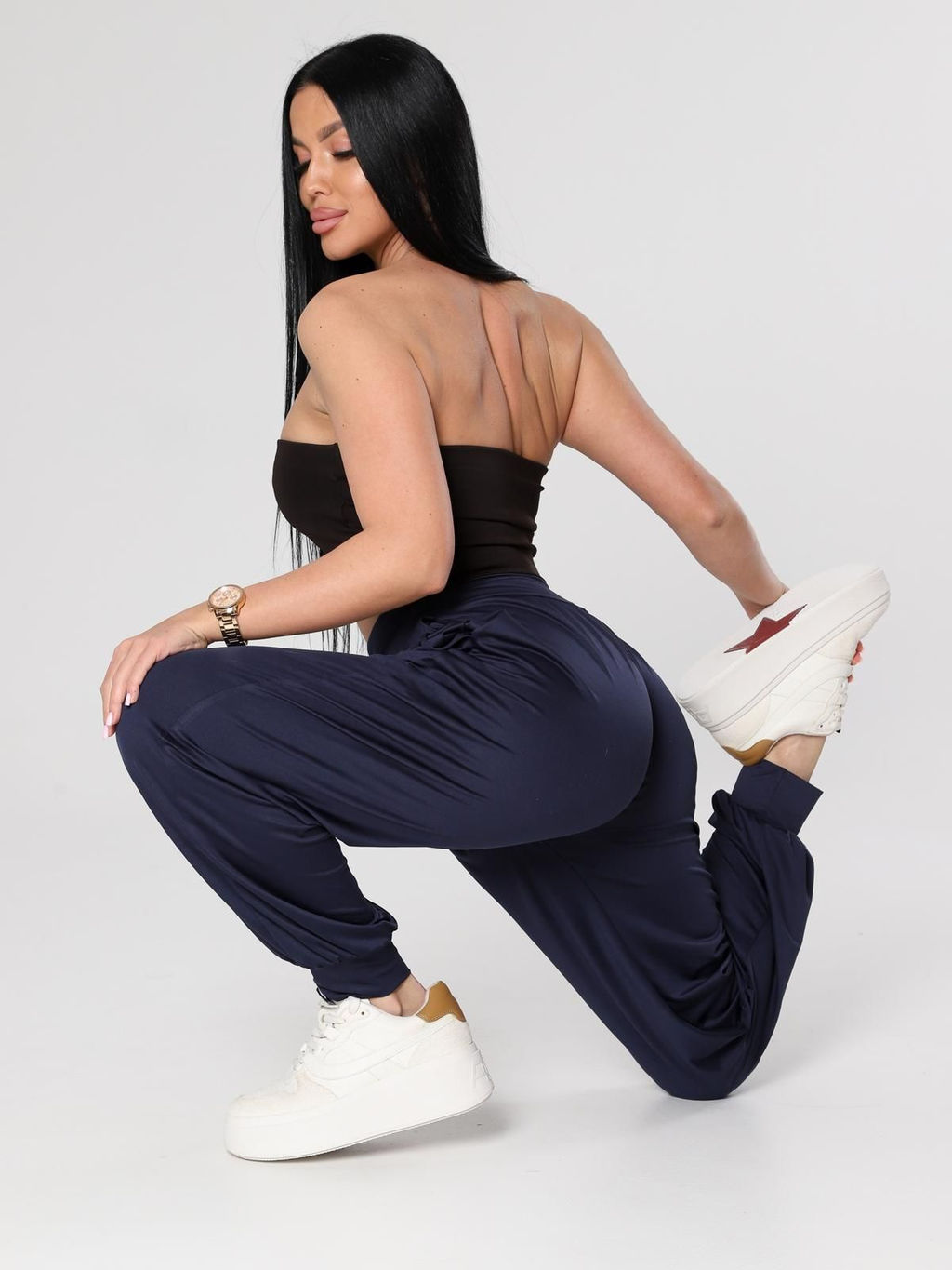 IV-CAPRIZ Лердес - брюки из ткани масло  фото 11