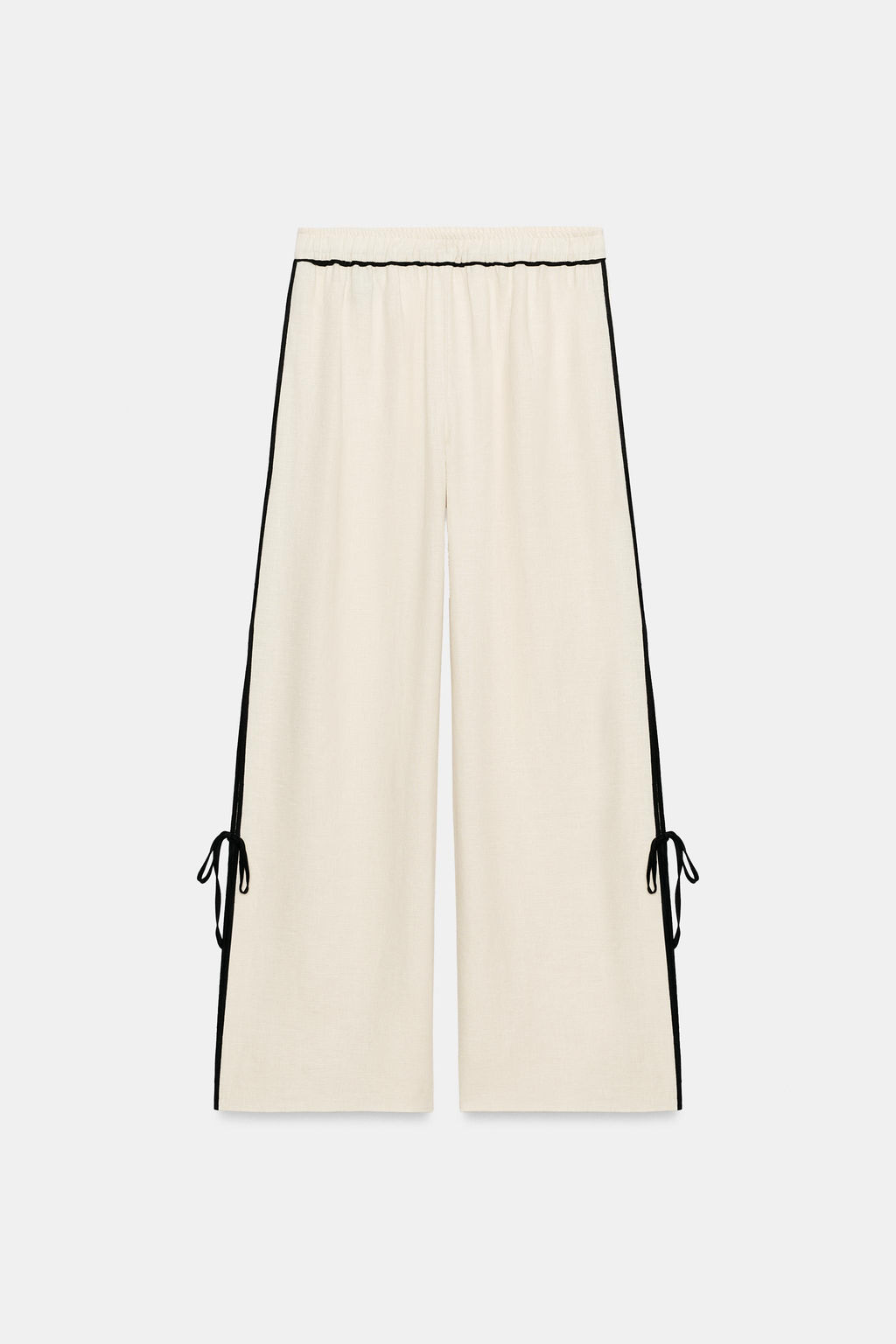PANTAL?N VIVOS 100% LINO ZW COLLECTION / Beige - Zara фото 4