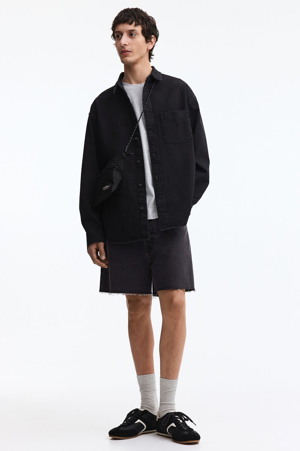 Vaquero corto baggy - H&m фото 3