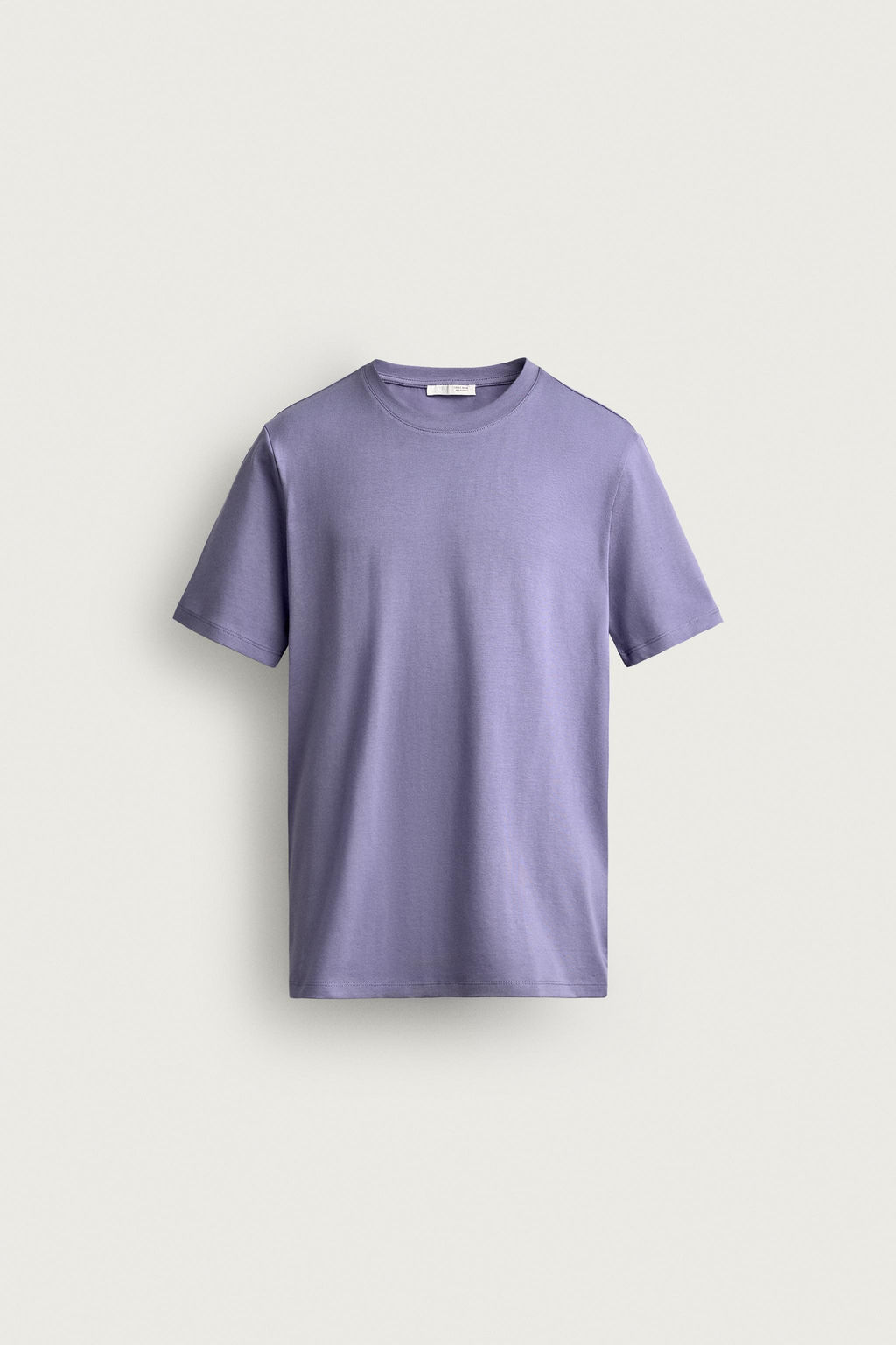 CAMISETA SLIM FIT B?SICA /01 / Malva claro - Zara фото 6