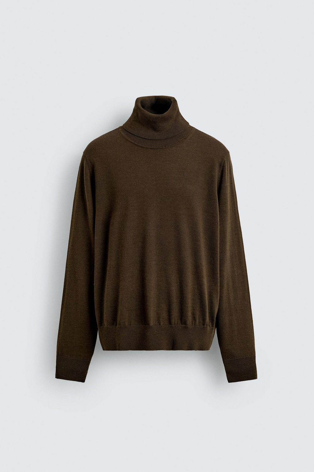 100% WOOL ROLL NECK JUMPER - Zara фото 7