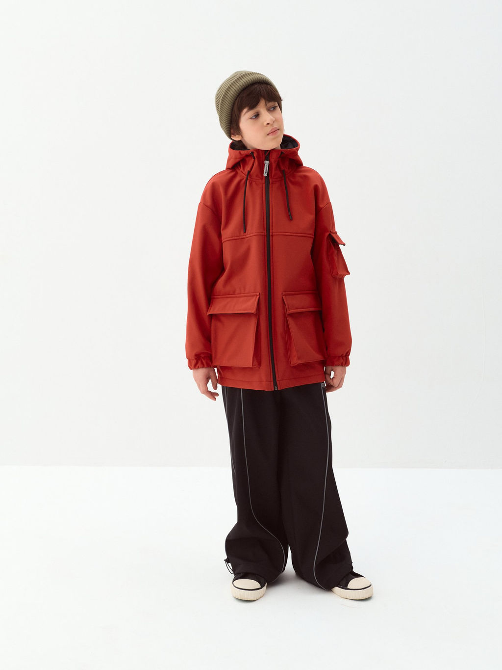Брюки парашюты Softshell Уголь Bungly tec 7+  фото 7