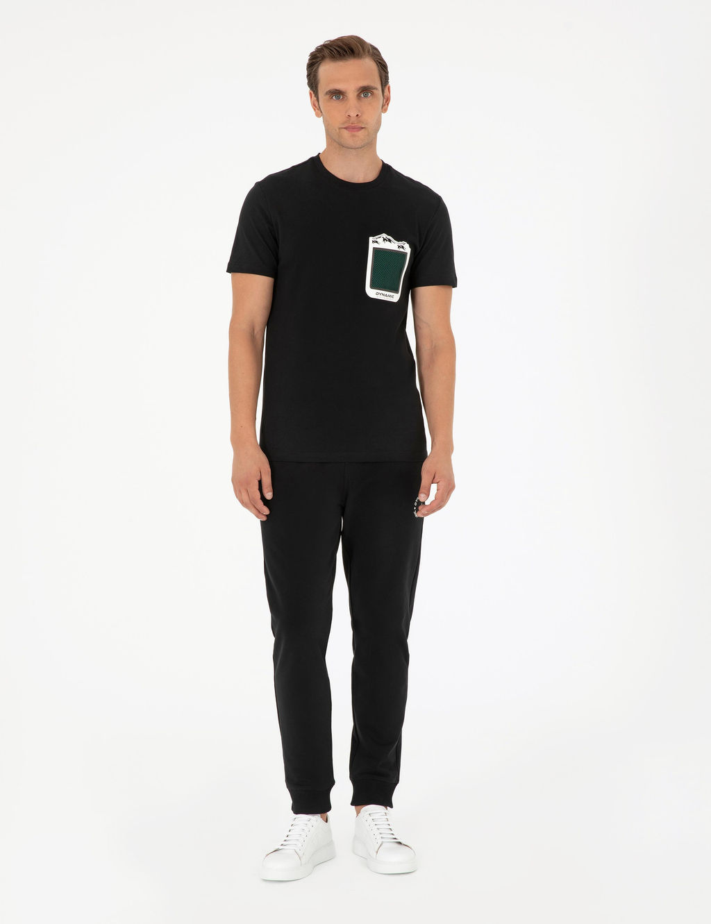Siyah Slim Fit Ti__rt - Pierre cardin фото 4