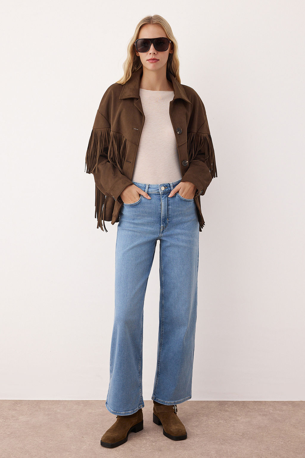 Mavi Yuksek Bel Straight Jeans TWOAW26JE00192