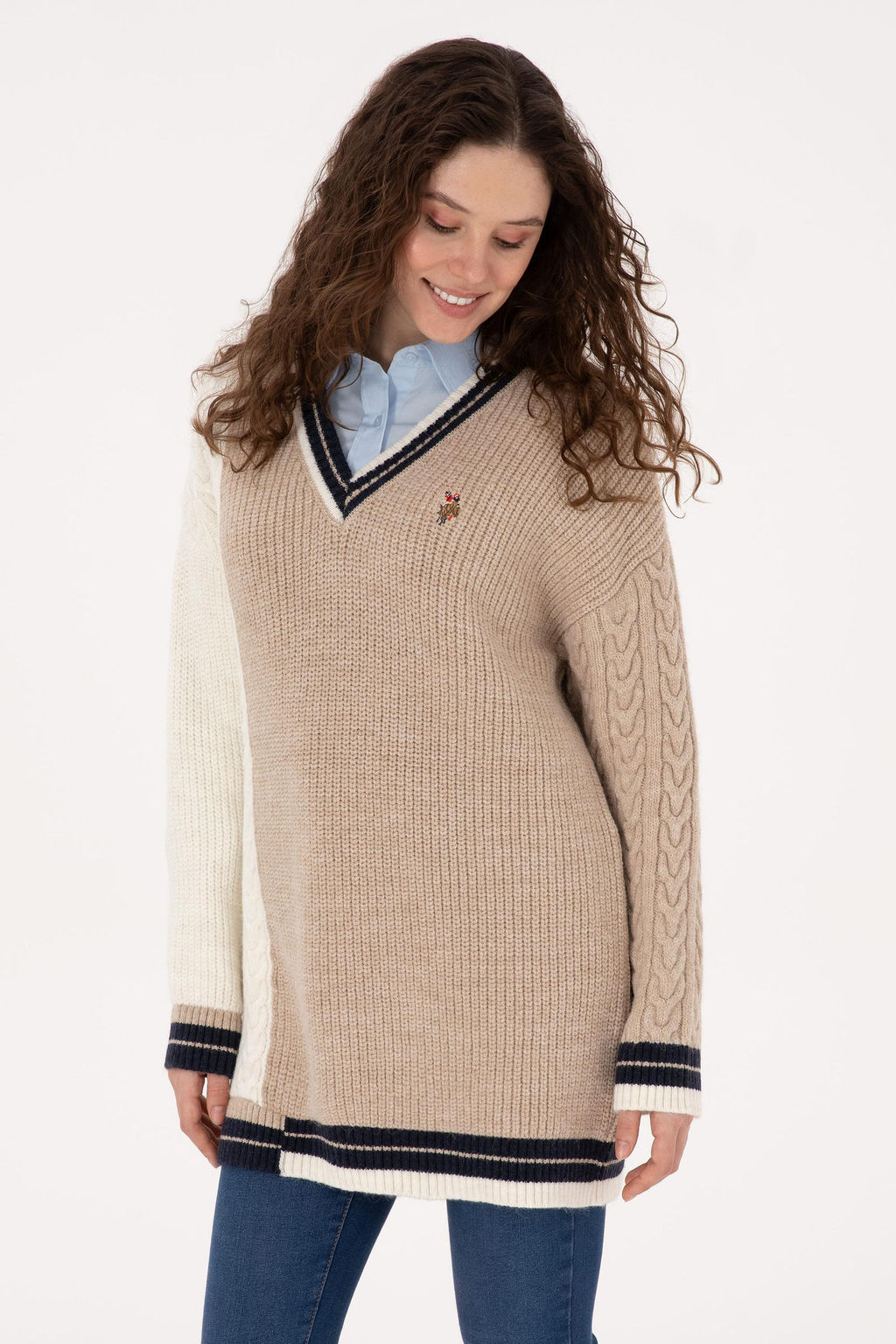 Kad_n Krem Kazak - U.s. polo assn фото 3