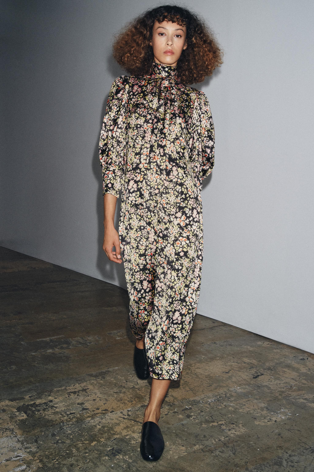 ZW COLLECTION FLORAL MIDI DRESS - Zara фото 2