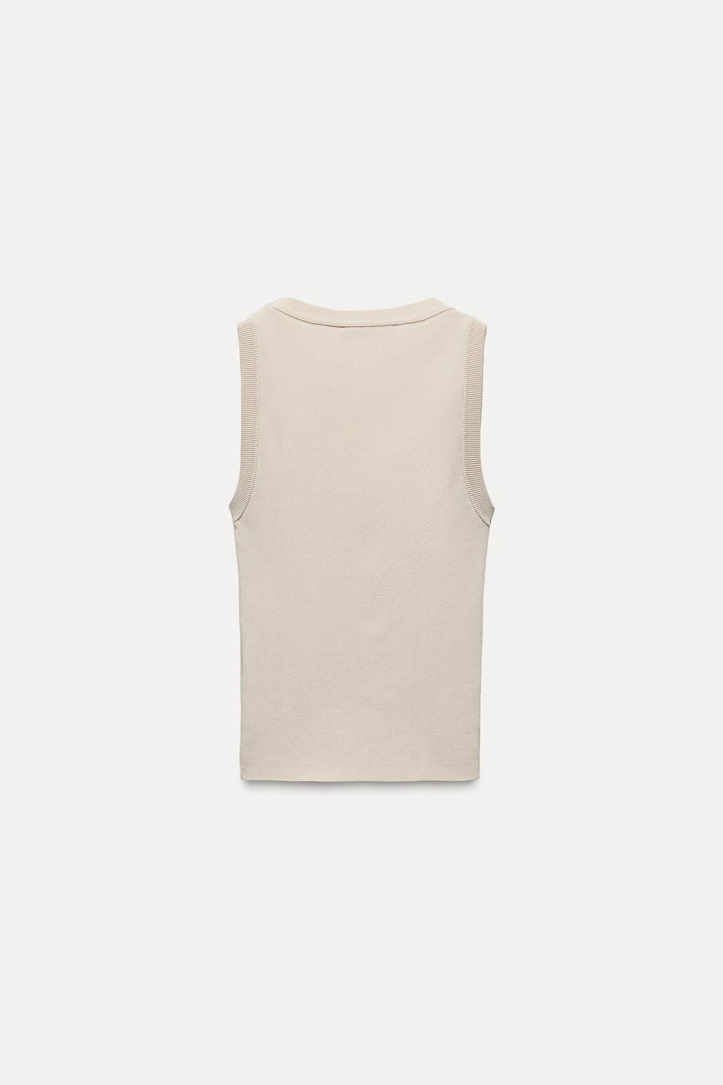 PLAIN KNIT TOP - Zara фото 8