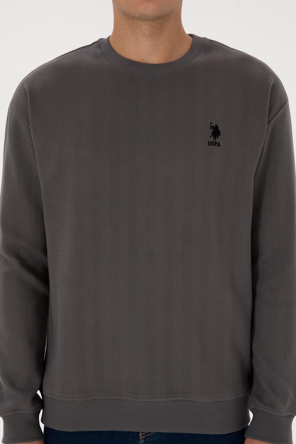 Erkek Antrasit Sweatshirt - U.s. polo assn фото 6
