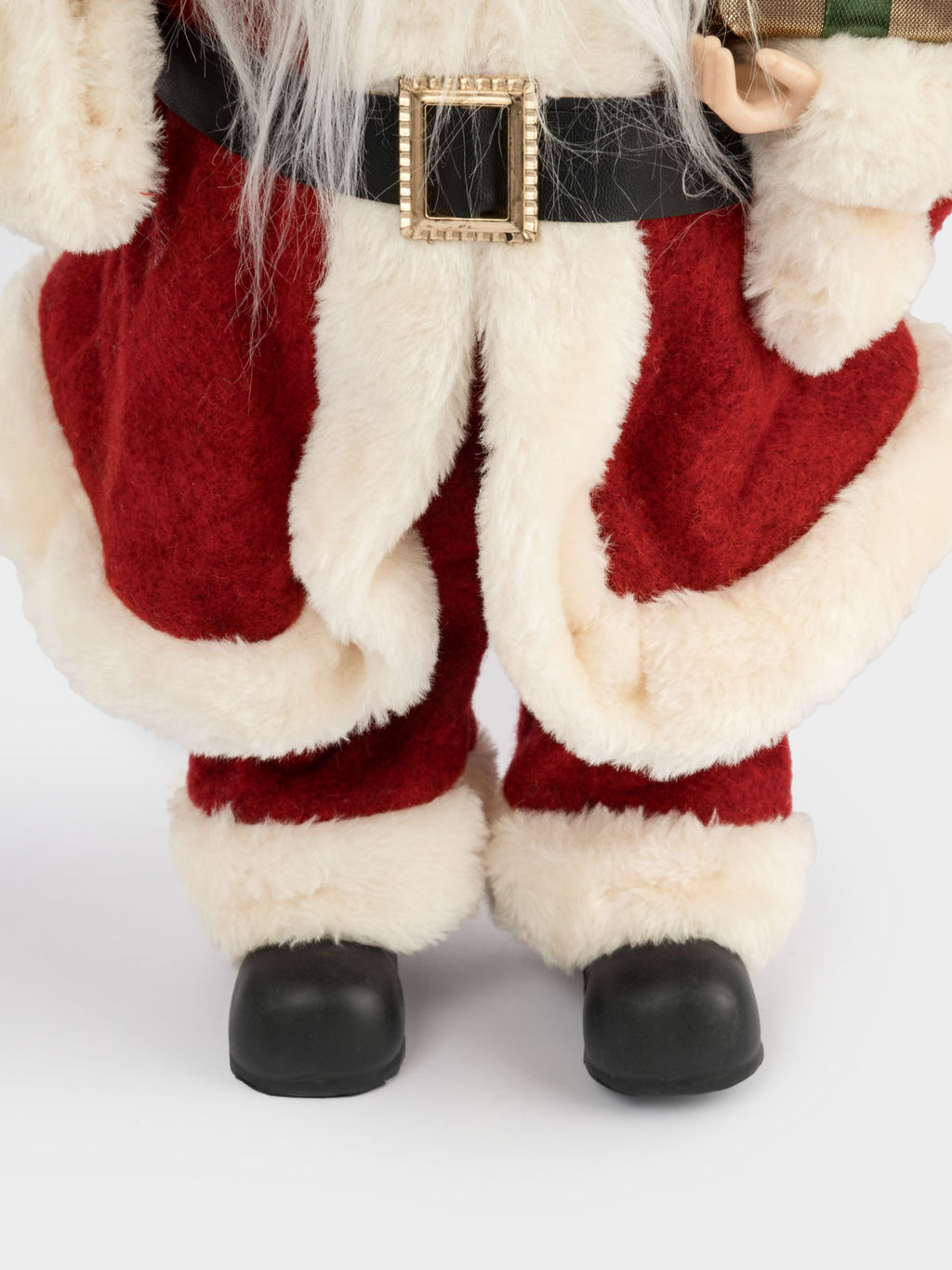 Изделие декоративное, 40 см, мягкое, пластик/полиэстер, Санта с мешком и подарком, New year - Anna lafarg фото 5