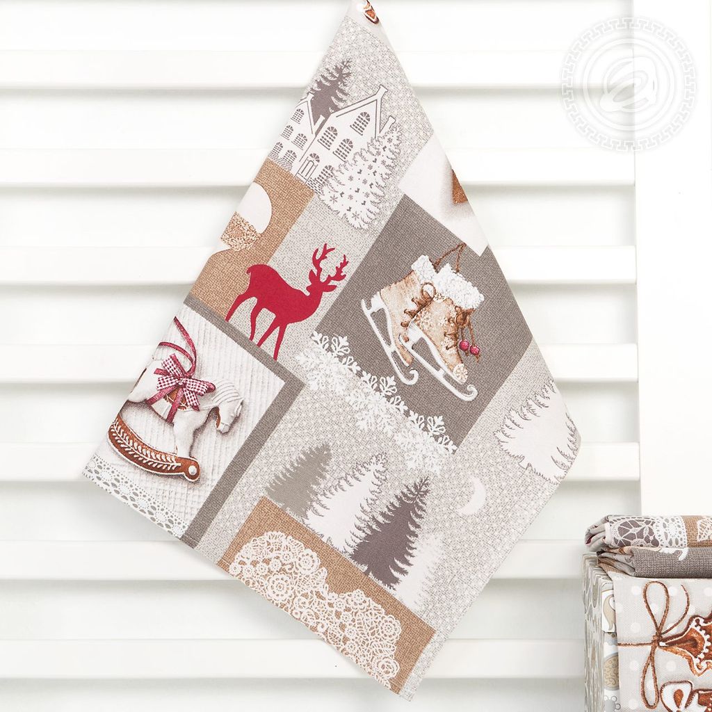 Полотенце кухонное из рогожки Клинт 50х70 - Артдизайн фото 35