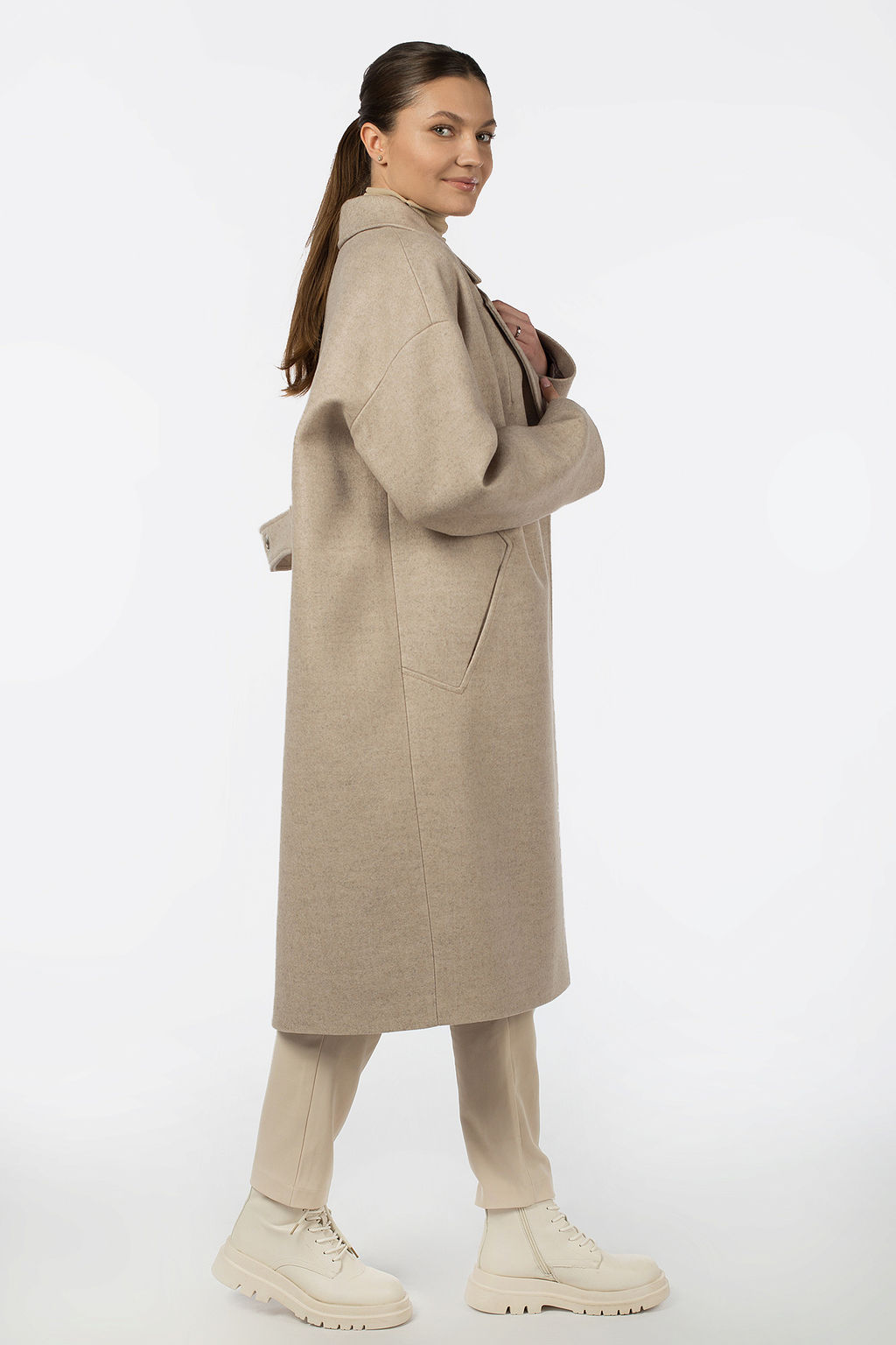 Пальто женское демисезонное - El podio фото 4