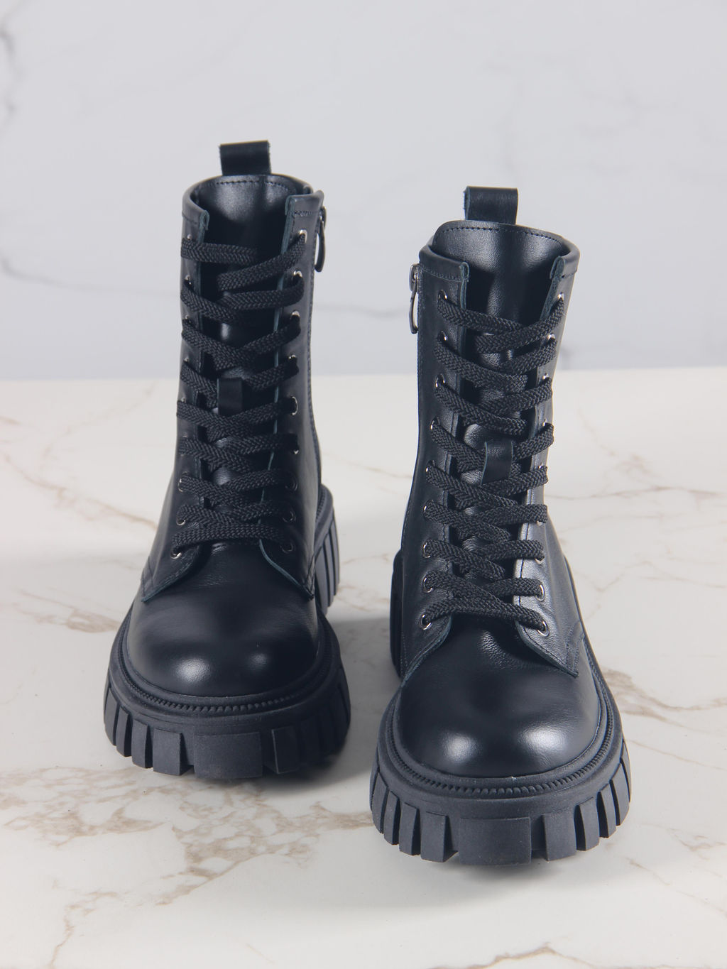 Ботинки 329.21153bl.black/Шерсть