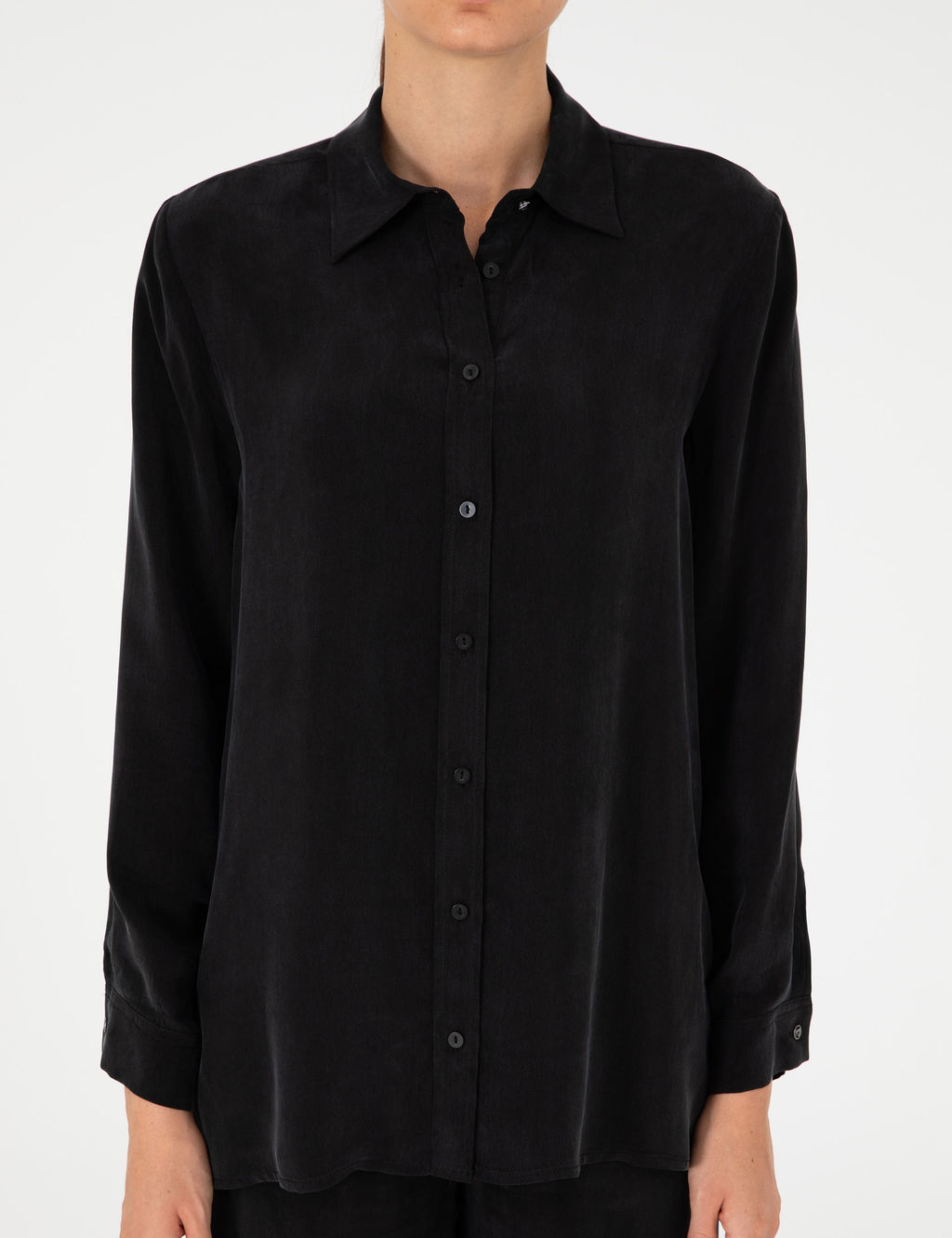 Siyah Comfort Fit Uzun Kollu G_mlek - Pierre cardin фото 6