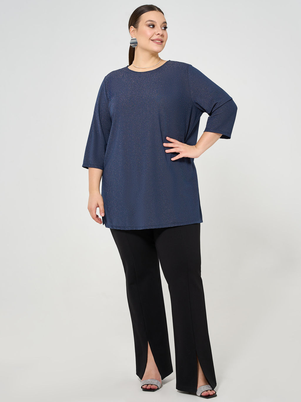 Джемпер 0042-11 сапфирово-синий