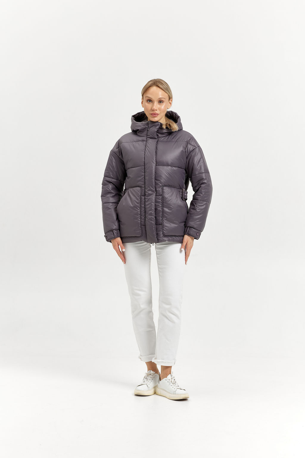 Куртка женская зимняя 25404 (графит) - Kankan фото 10