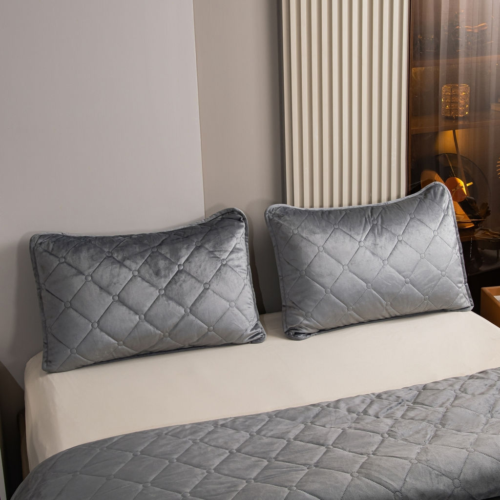 Велюровое покрывало ромб OVF043 240*260