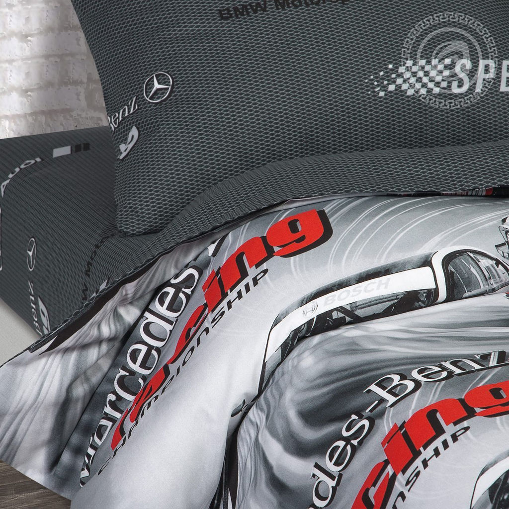 Постельное белье Мажор (поплин детский) 1,5 сп./Пододеяльник: 1 шт. - 215*145; Простыня: 1 шт. - 214*150; Наволочка: 2 шт. - 70*70; Поплин детский