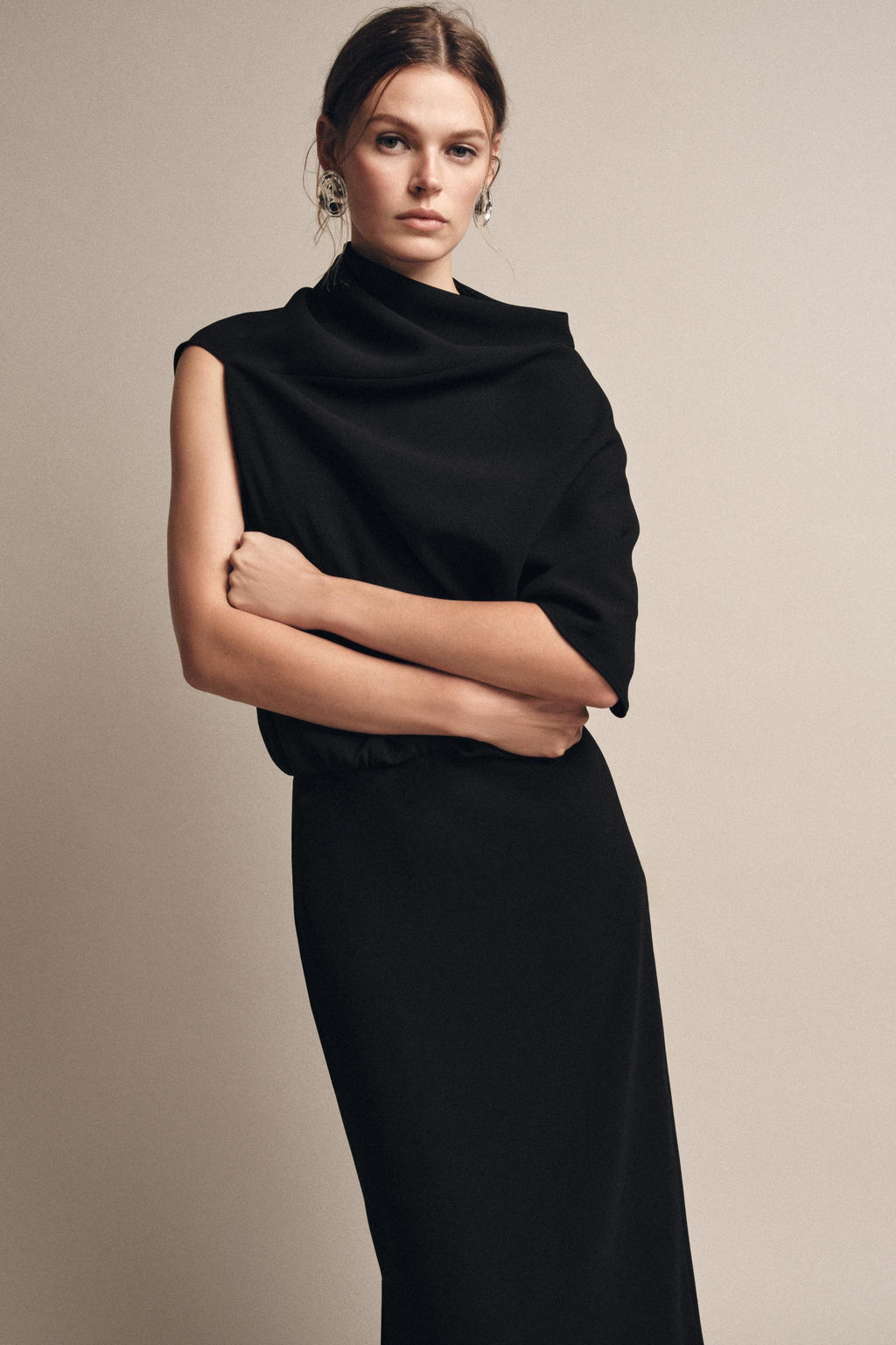 ZW COLLECTION ASYMMETRIC DRESS - Zara фото 7