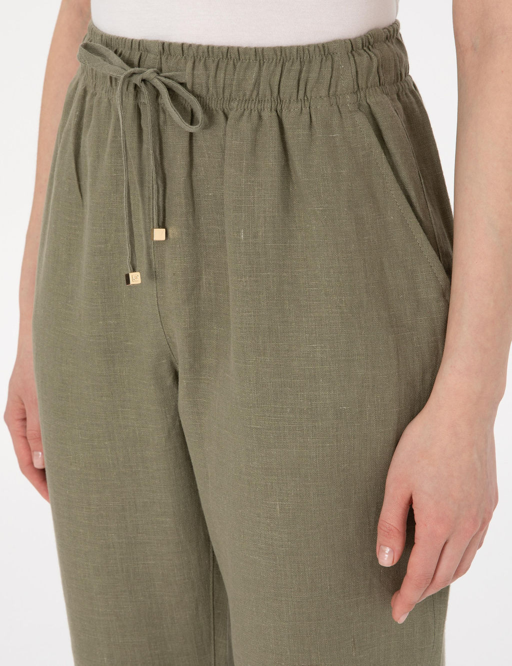 Haki Carrot Fit Kanvas Pantolon - Pierre cardin фото 5