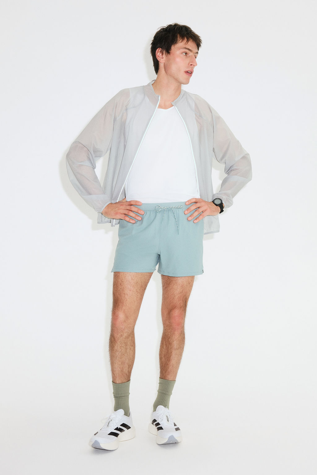 Pantal?n corto de running Lightweight Quick Dry - H&m фото 5