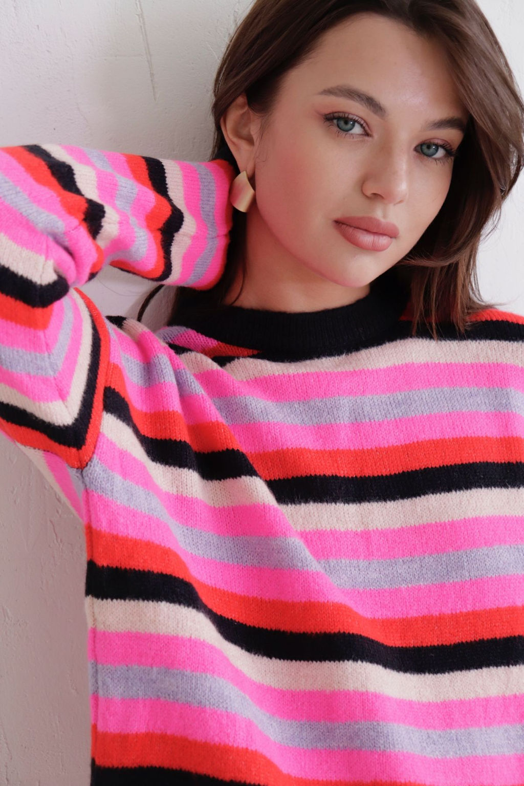 10608 Джемпер разноцветный в полоску - Martichelli фото 5
