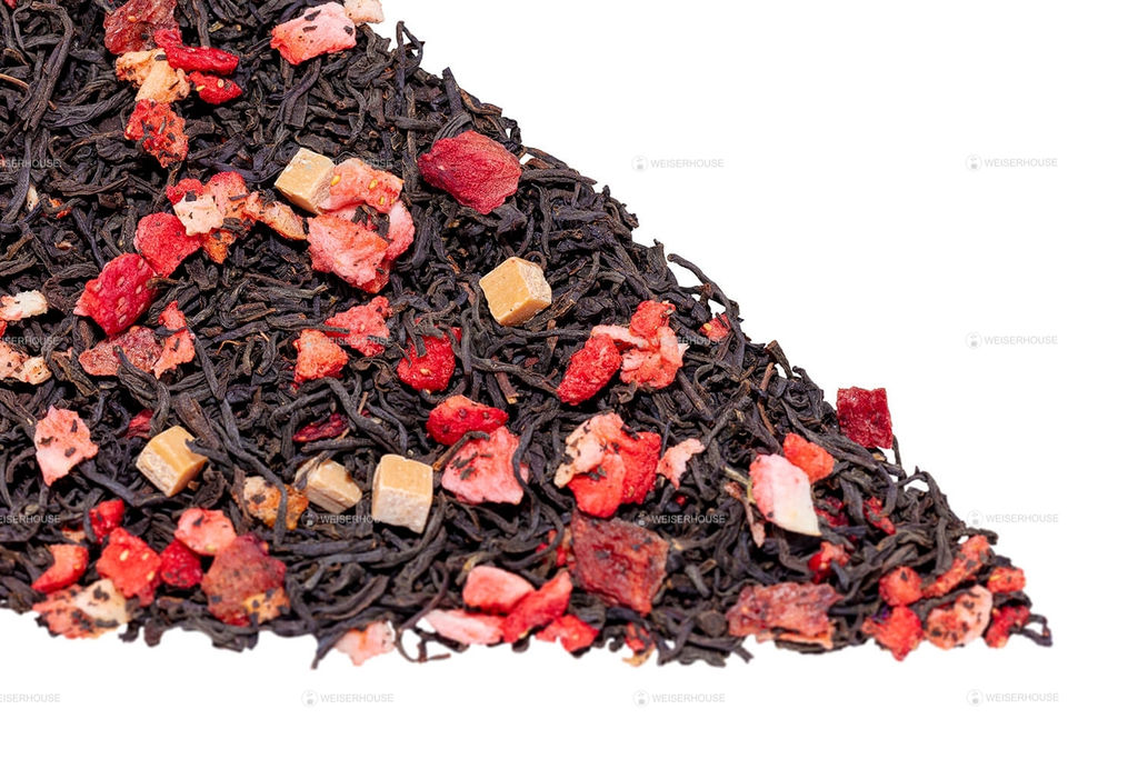 Черный "Земляника со сливками" . Черный Ароматизированный