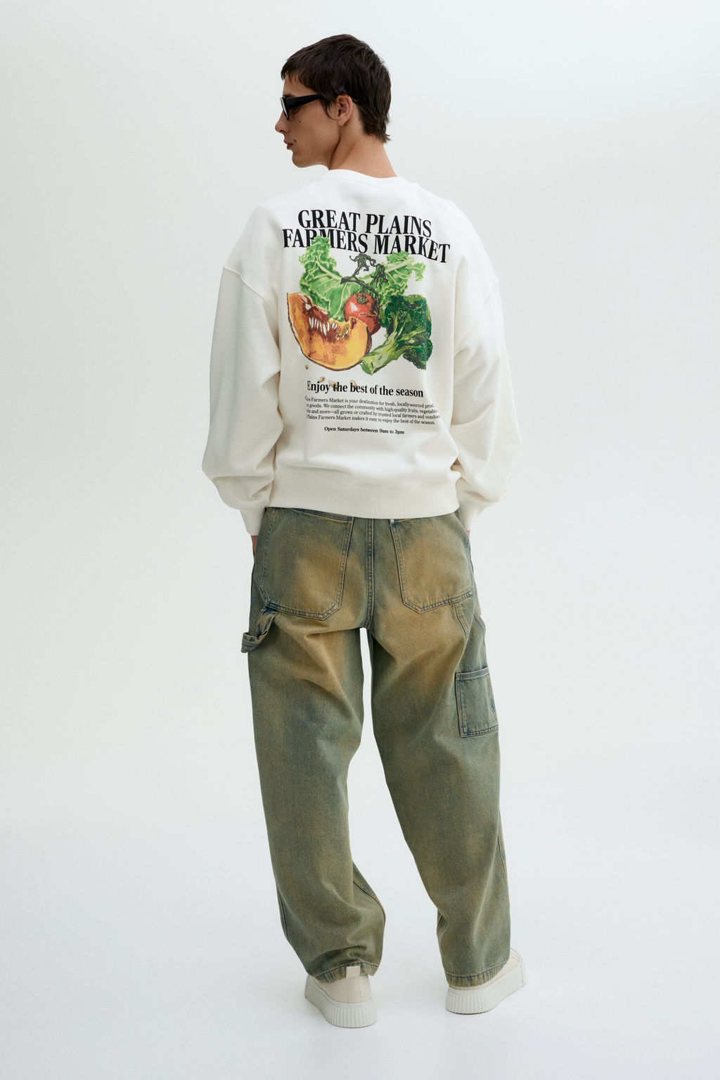 Sudadera con estampado Oversized Fit - H&m фото 6