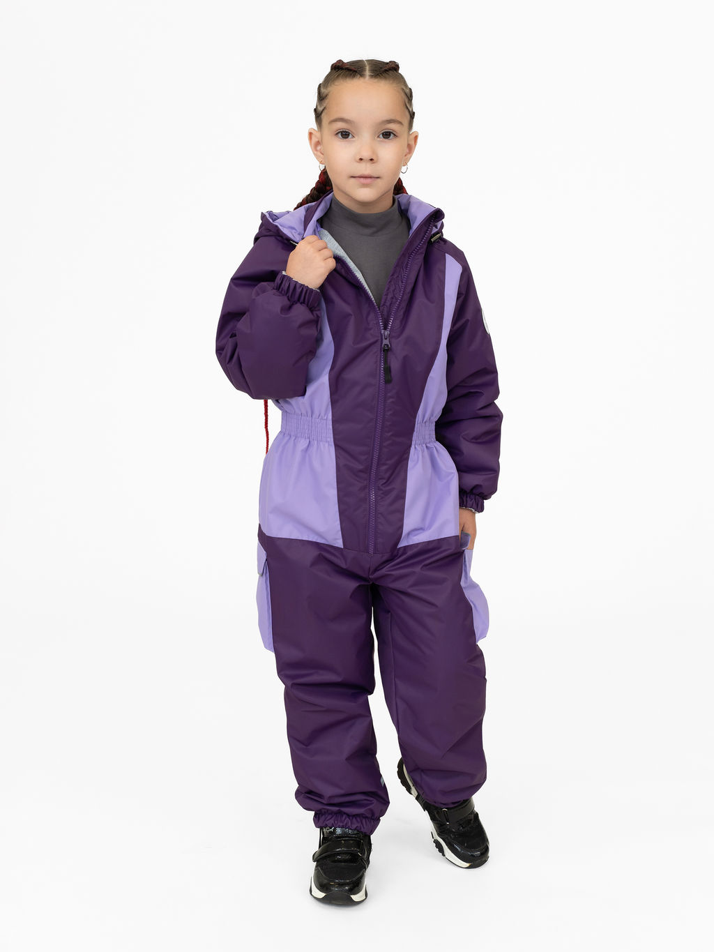 Комбинезон демисезонный сирень