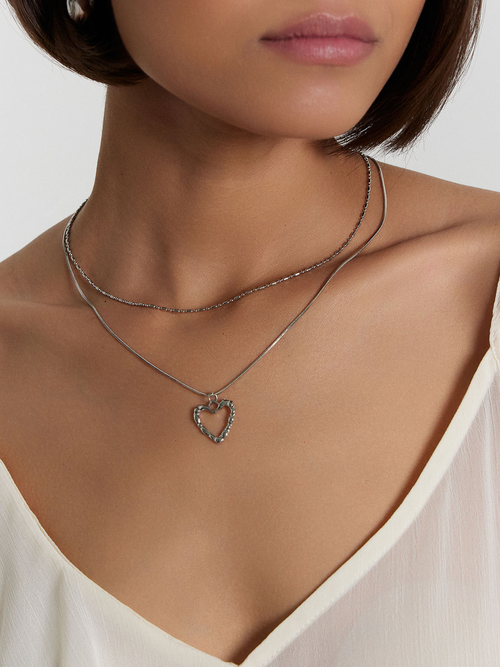 Колье женское с подвеской сердце - Mark formelle фото 3