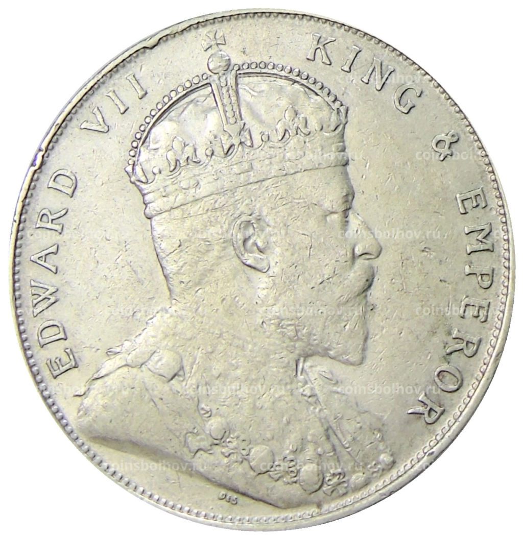 1 доллар 1909 года Стрейтс Сетлментс