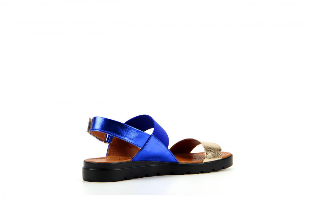 Босоножки 2021.115bl.gold/blue