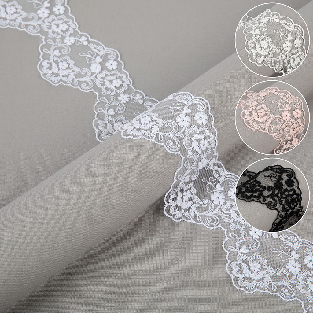 Кружево Gamma сетка 67 мм GKMB-6701M в рулоне 10 м 0.2