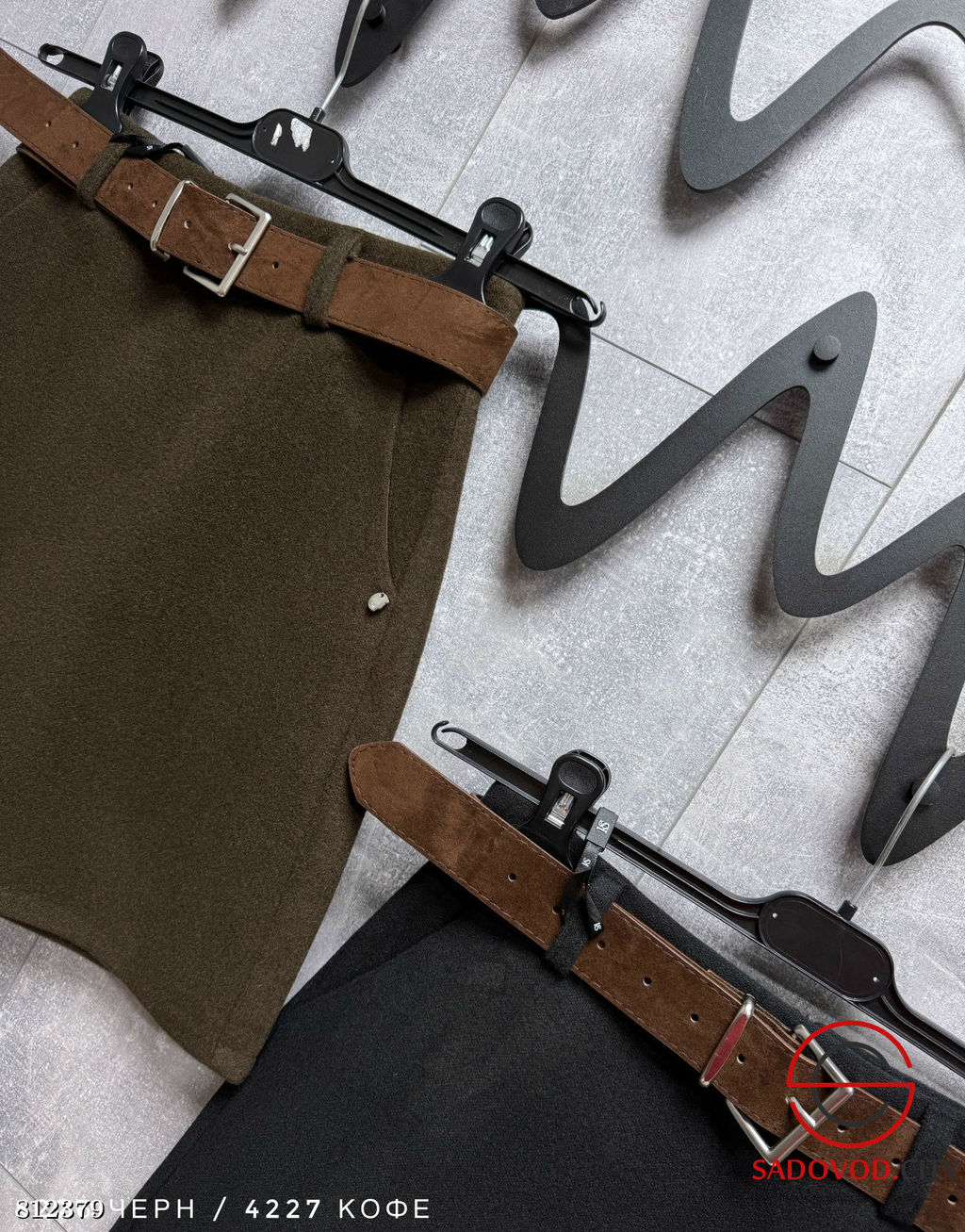 Юбка-мини осенняя с ремнем - Bruno фото 2